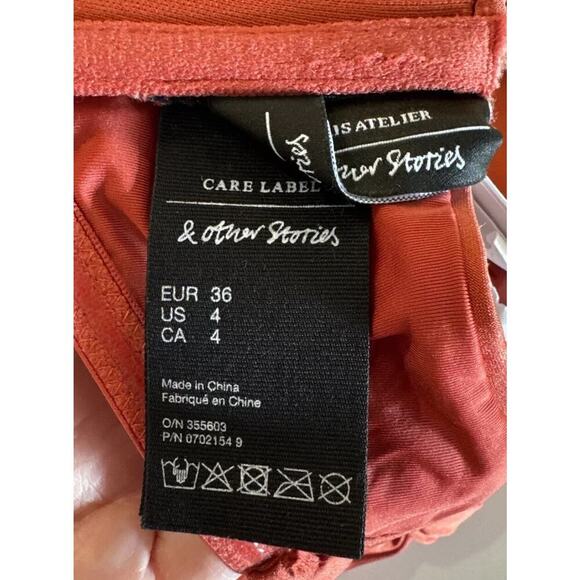 & Other Stories Size US4 Strapless Bikini Top Tie Back With Straps Swim - Picture 7 of 8